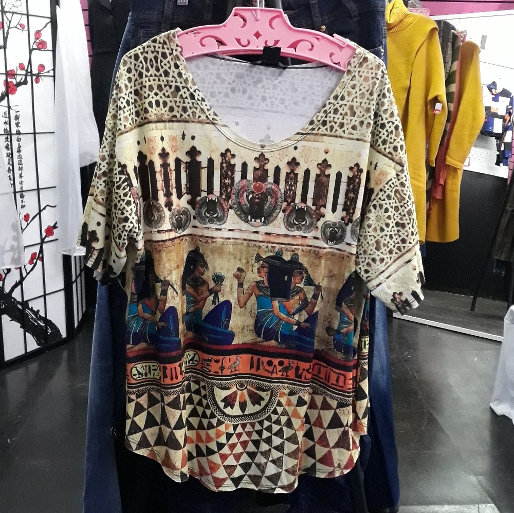 Egyptian Print T-Shirt